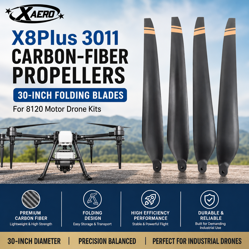 Drone Kit Build Yourself - Hobbywing X8Plus 3011 Carbon-Fiber Propellers |