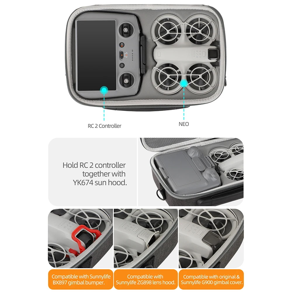 For DJI NEO RC 2 Remote Contro - Drone Kit With Camera reseña y precio