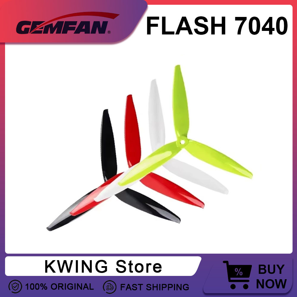 4Pairs / 6Pairs Gemfan Flash 7 - Drone Kit Long Range reseña y precio