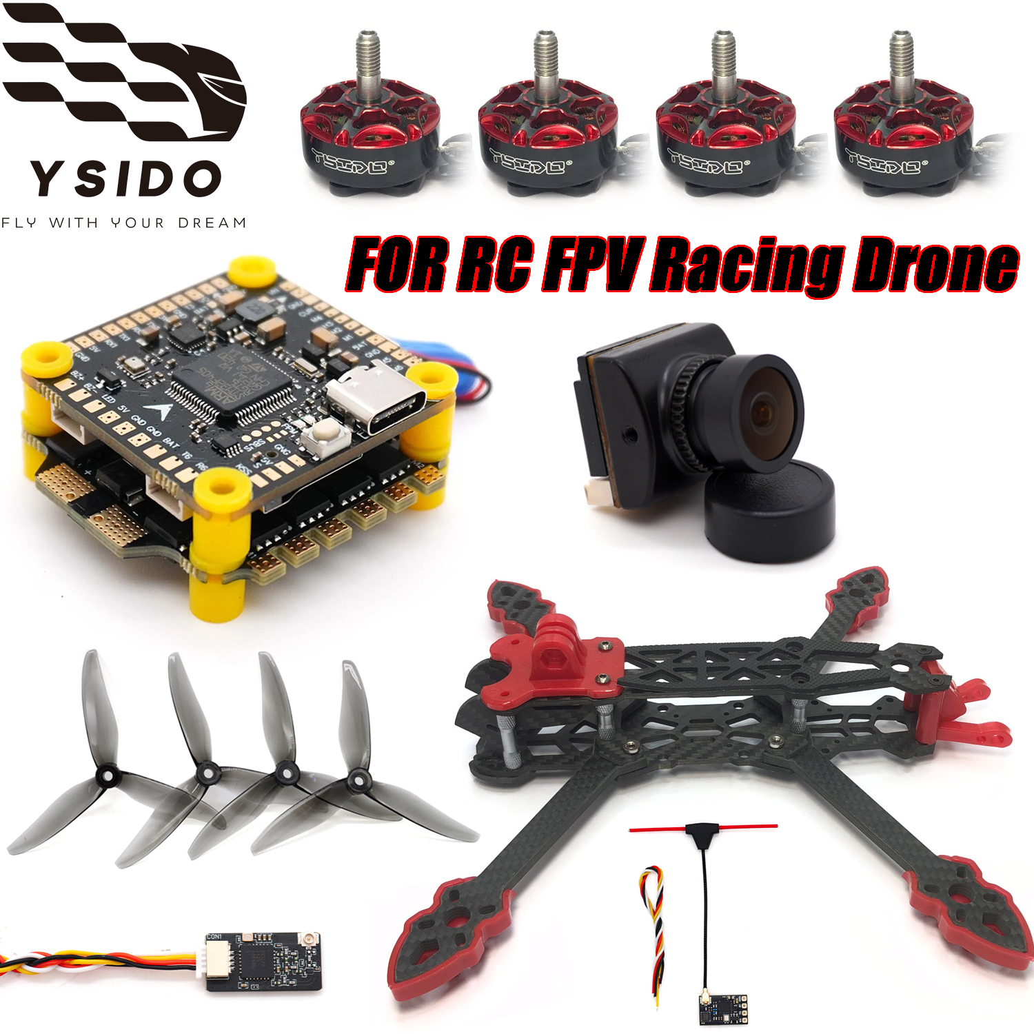 Mark4 5inch Frame Kit F405 V3  - Drone Kit Build Yourself reseña y precio