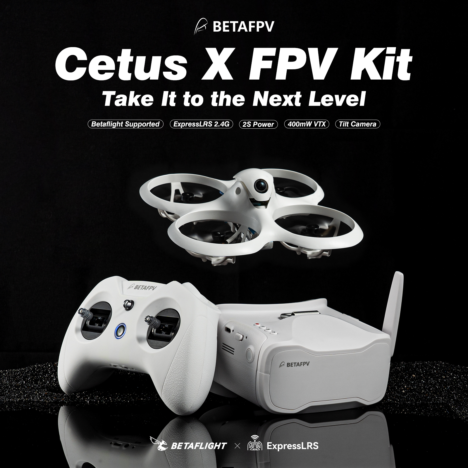 BETAFPV Cetus X FPV Kit Racing - Drone Kit Octocopter reseña y precio