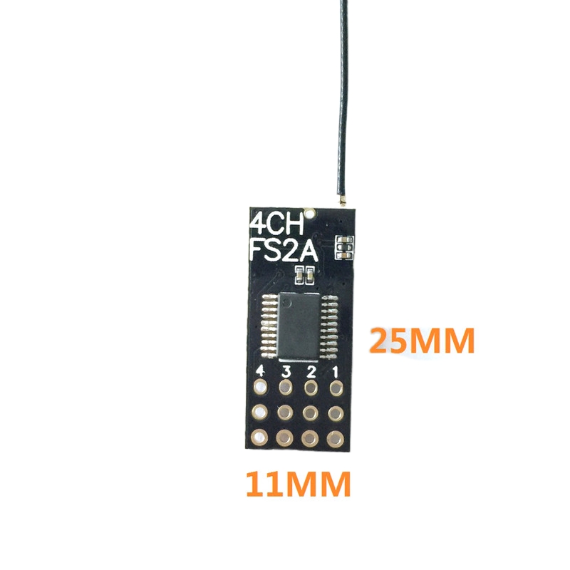Flysky FS2A Mini Receiver 4CH  - Drone Kit Long Range reseña y precio