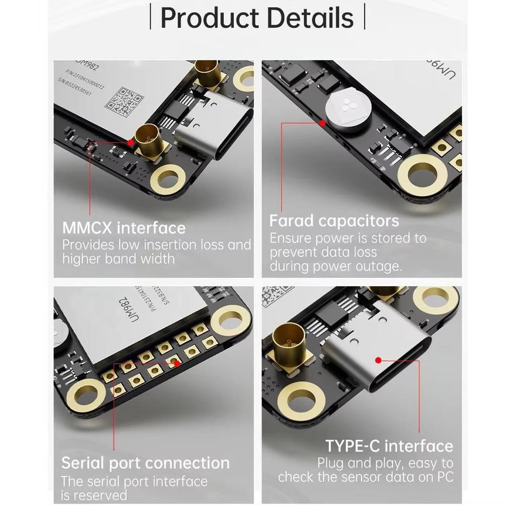 UM982 High-Precision GPS-RTK M - Drone Kit Hexacopter reseña y precio