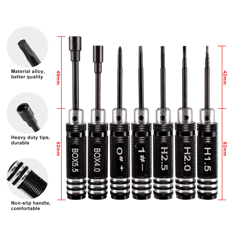 9IMOD RC Hex Driver Set Metal  - Drone Kit Beginner reseña y precio